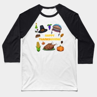 Happy Thanksgiving Baseball T-Shirt